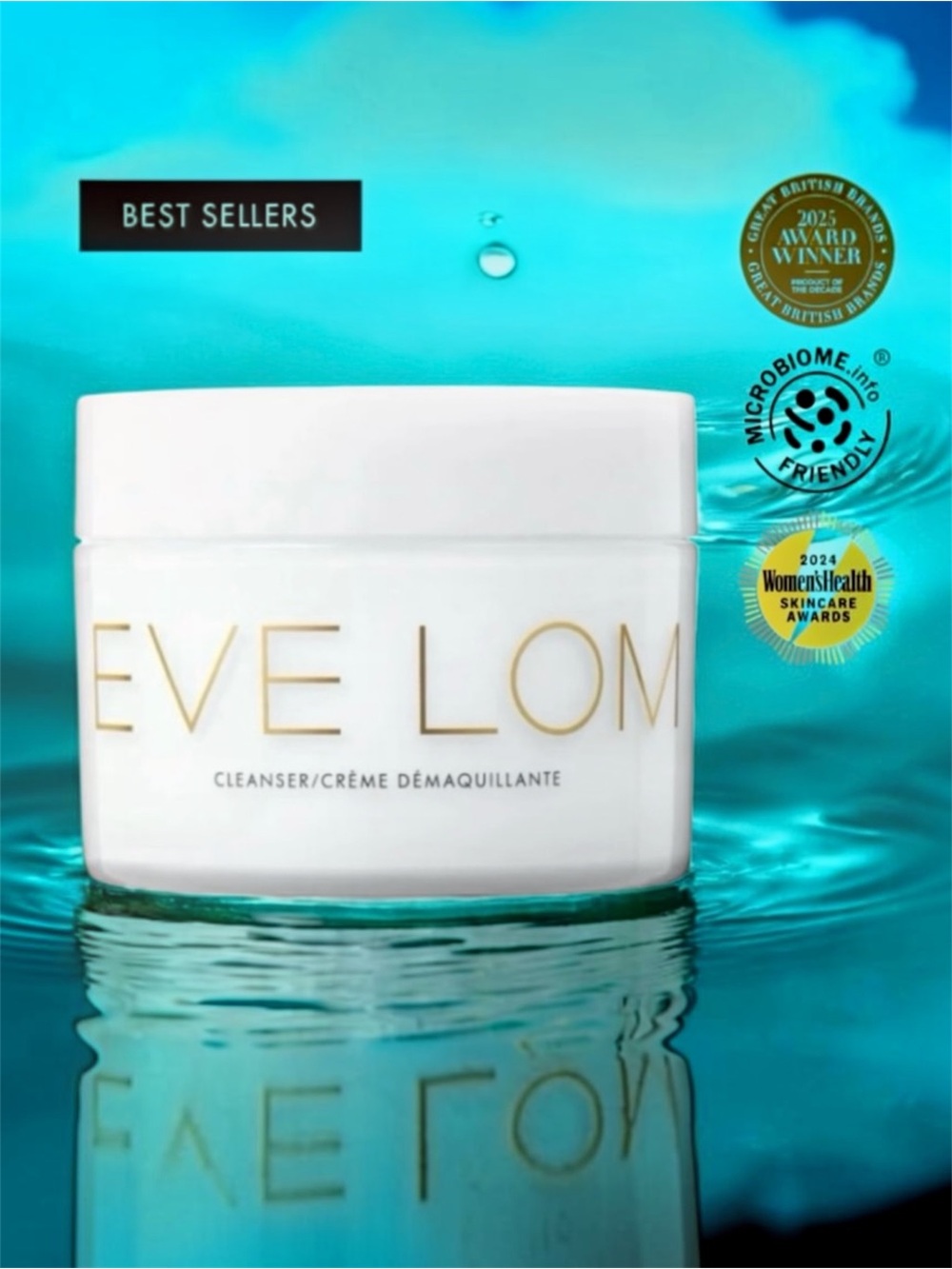 🆕💞EVE LOM BALM CLEANSER Jumbo Size 450ml / 15.22 oz + 3 Cotton Muslin Cloths